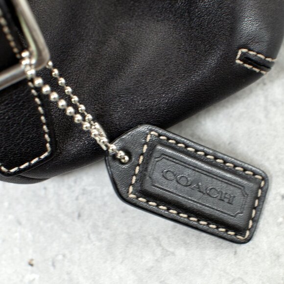 Coach Legacy 9566 Black Leather Crossbody Hobo Bag | Convertible | Authentic - Picture 5 of 8